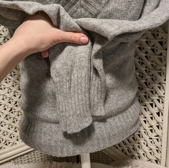 Sybilla Basic Deep V Neck Soft Angora Blend Sweater Women's Medium EUC - Picture 4 of 8